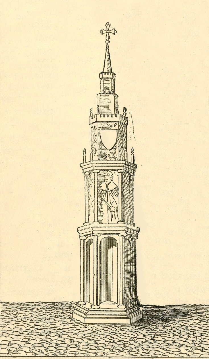 Vecchio Charing Cross, 1881 da Unbekannt