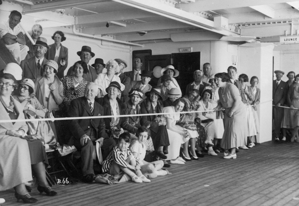 A bordo del RMS Atlantis, c1929-c1939 da Unbekannt