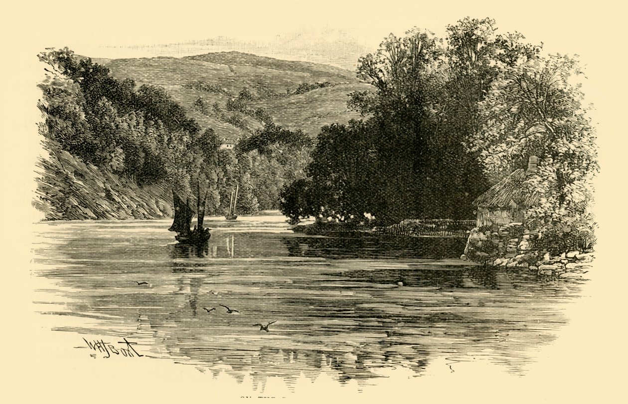 Sul Dart a Waynfleet, 1898 da Unbekannt