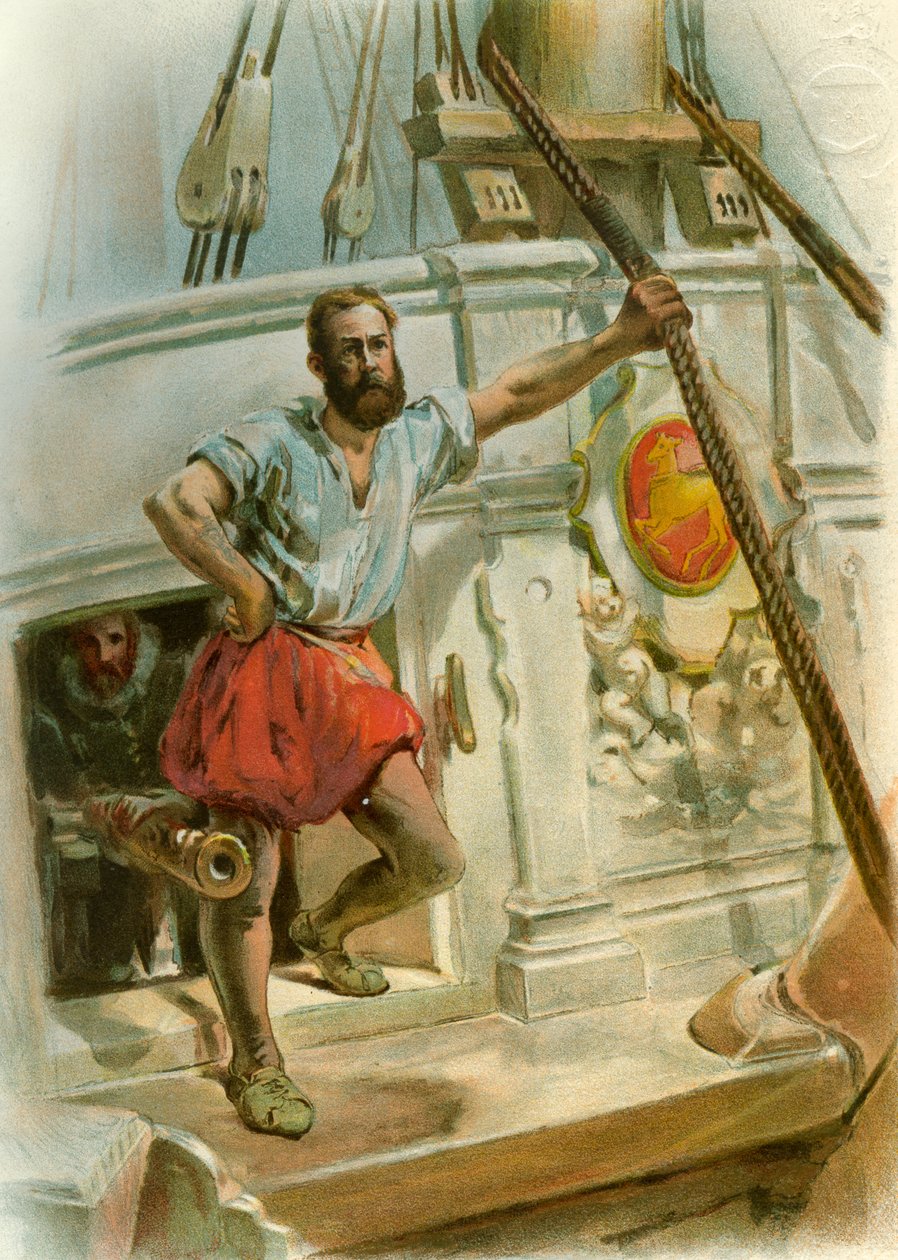 Uno degli uomini di Drake, 1588 da Unbekannt