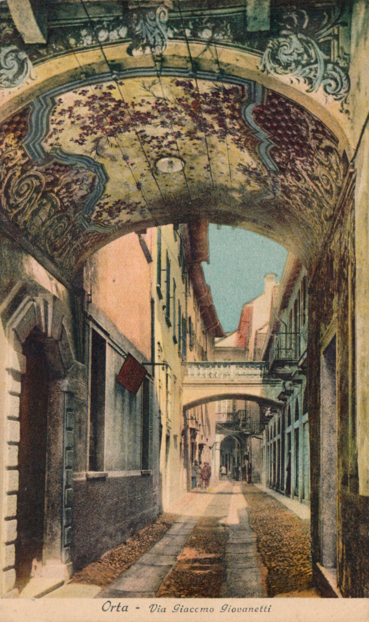 Orta - Via Giaccomo Giovanetti, c1910 da Unbekannt