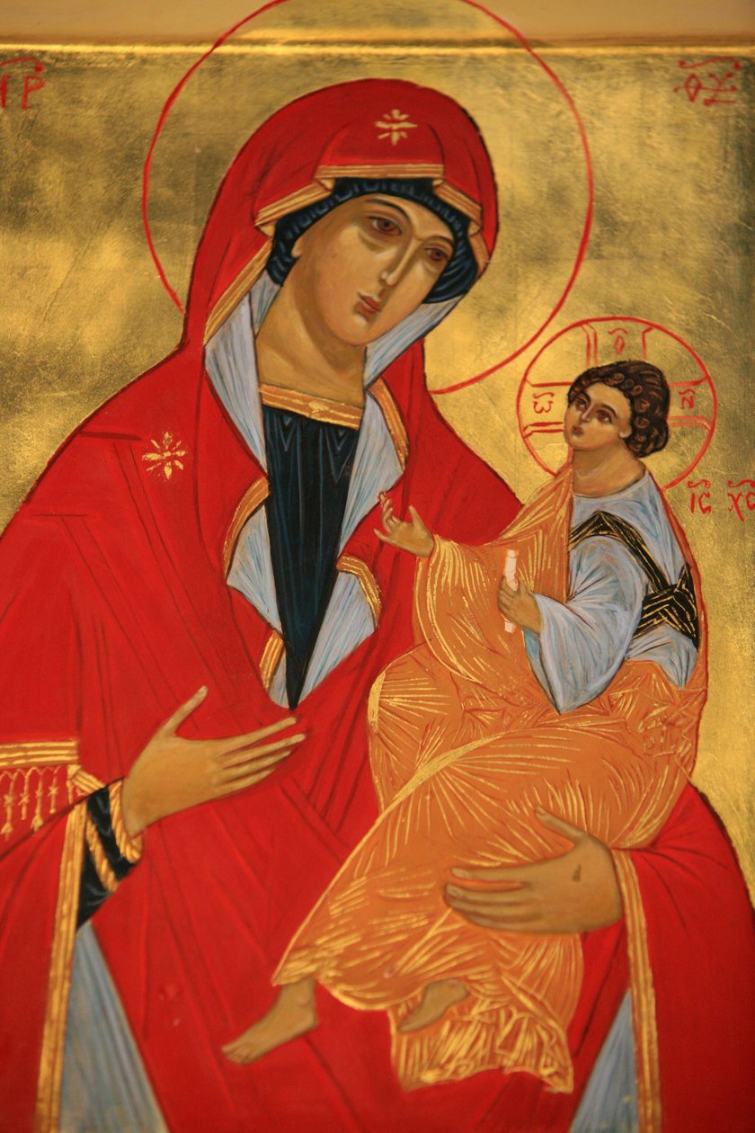 Icona ortodossa: Maria e Gesù, Parigi, Francia da Unbekannt