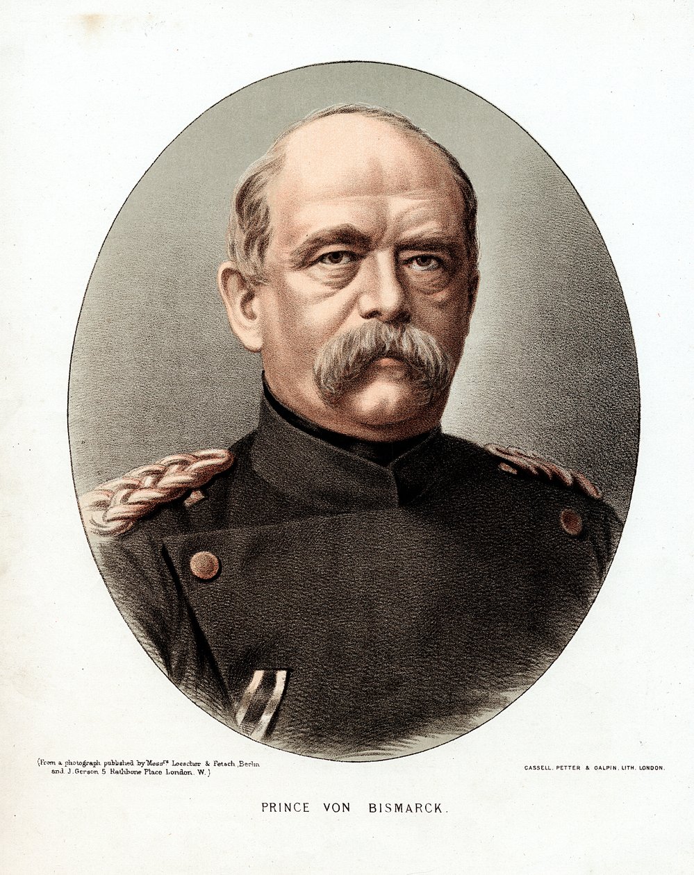 Otto von Bismarck, statista tedesco, c1880 da Unbekannt