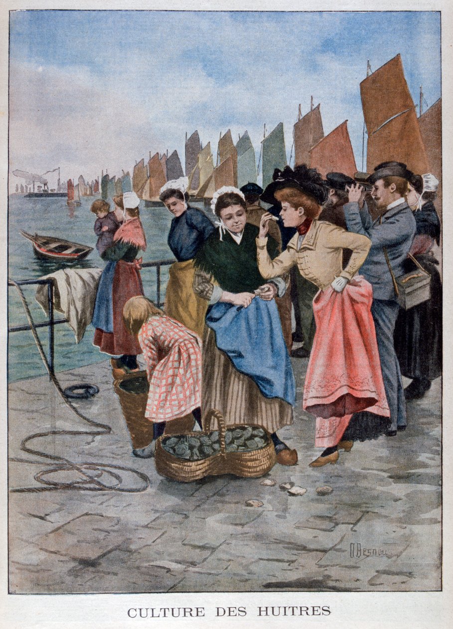 Venditore di ostriche, 1902 da Unbekannt