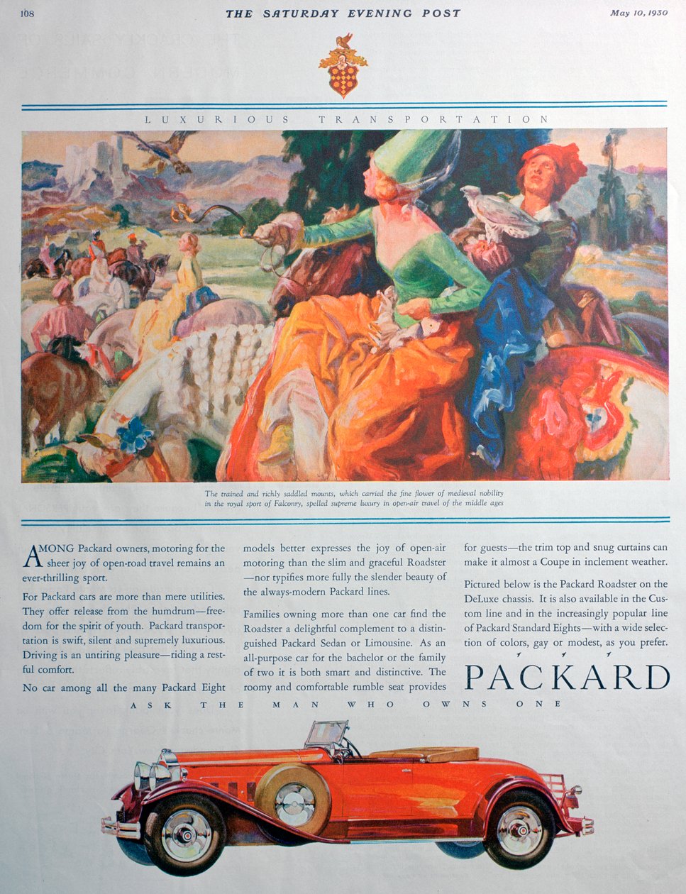 Pubblicità della Packard, 1930 da Unbekannt