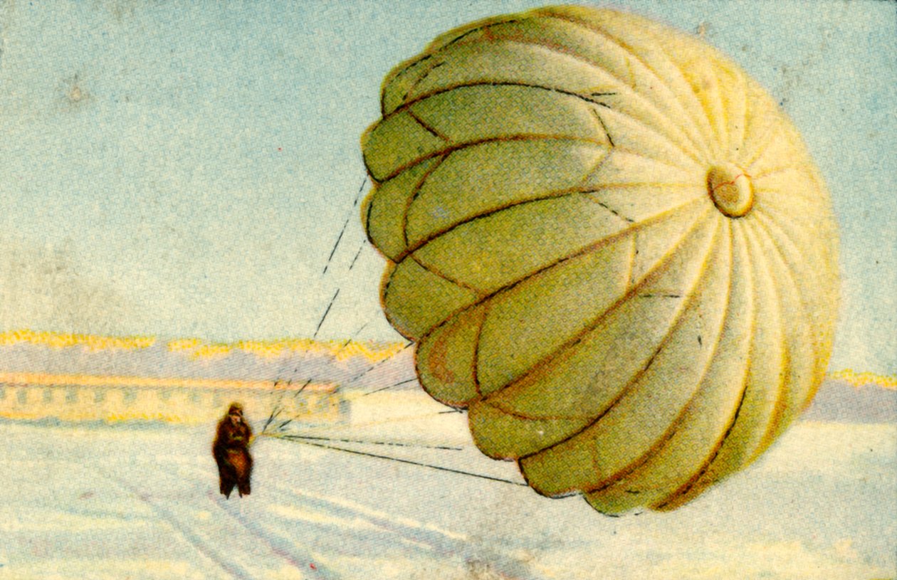 Atterraggio con paracadute, 1932 da Unbekannt