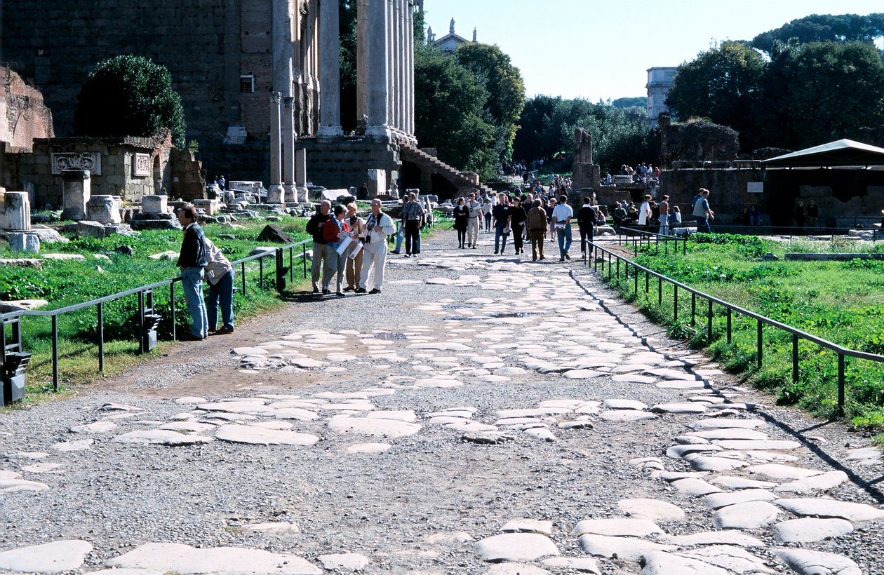 Strada romana pavimentata da Unbekannt