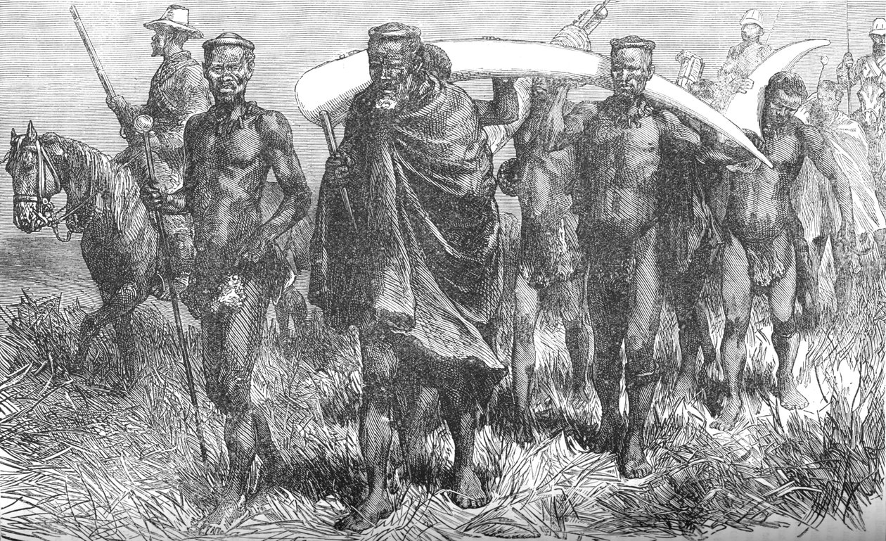 Messaggeri di pace da Cetewayo, c1880 da Unbekannt