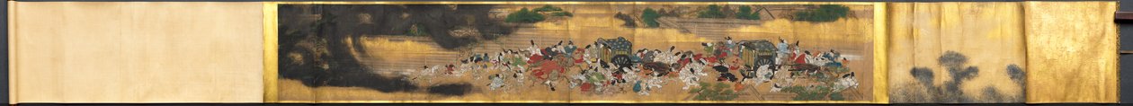 Persone in fuga da un incendio, 1615-1868 da Unbekannt