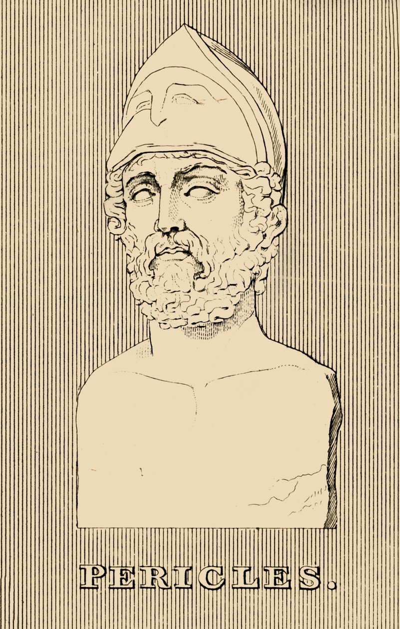 Pericle, c 495-429 a.C., 1830 da Unbekannt