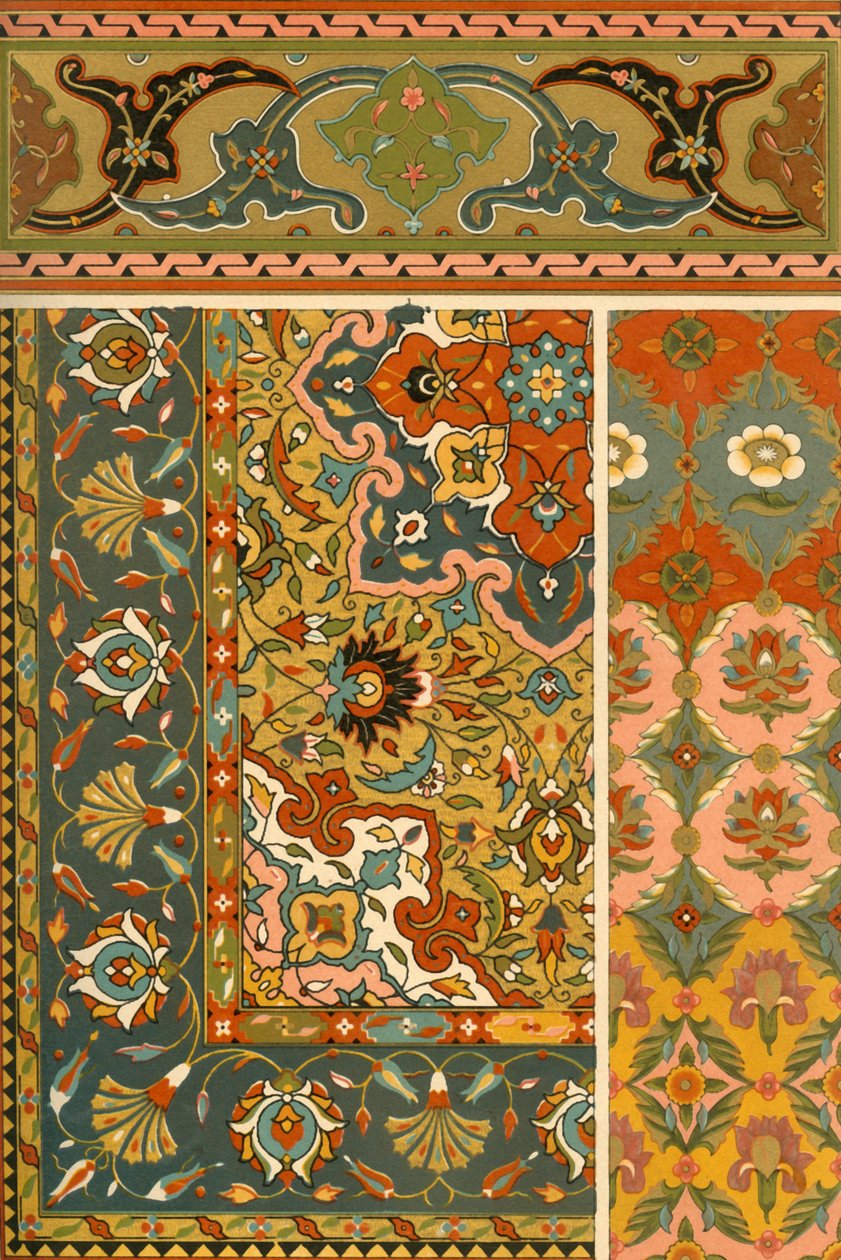 Tessitura e illuminazione persiana, 1898 da Unbekannt