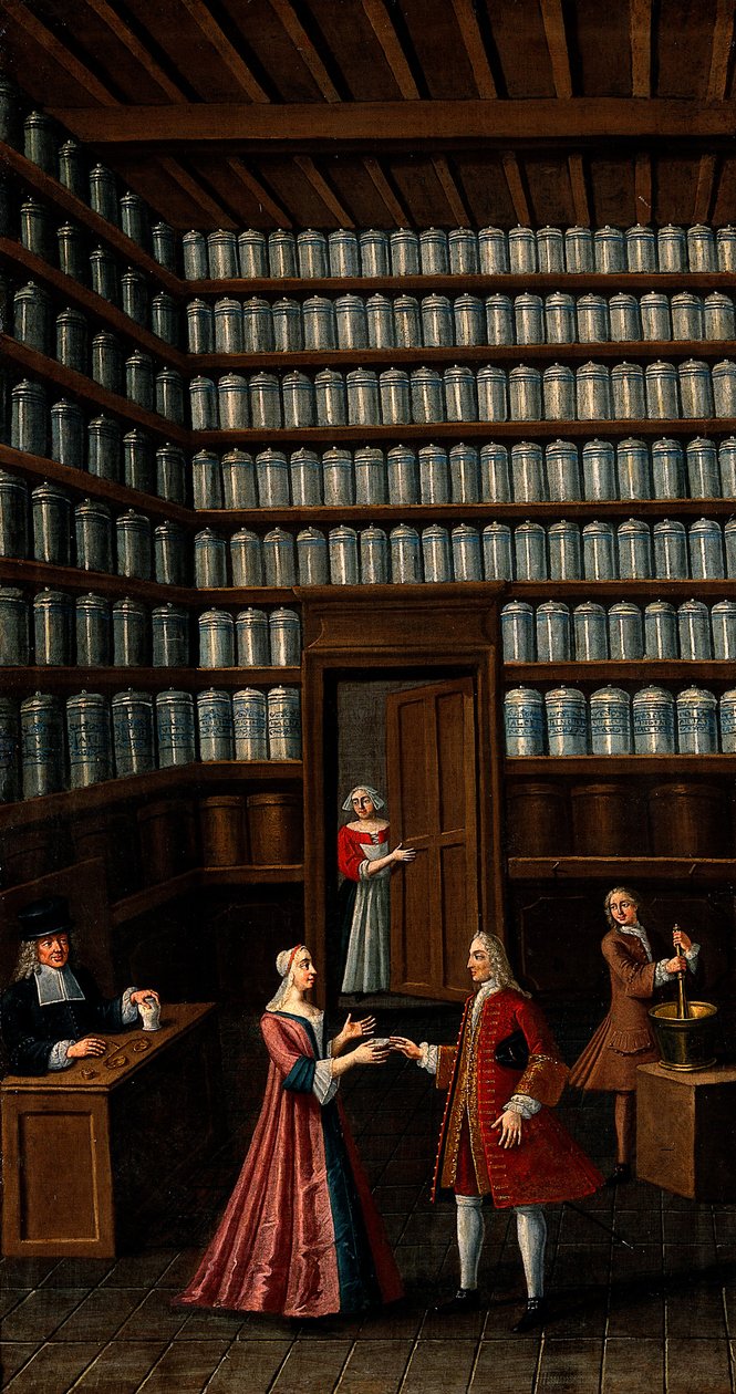 Farmacia, circa 1700 da Unbekannt