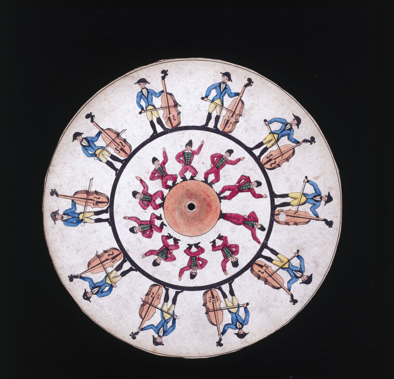 Disco del fenachistoscopio, c 1830 da Unbekannt