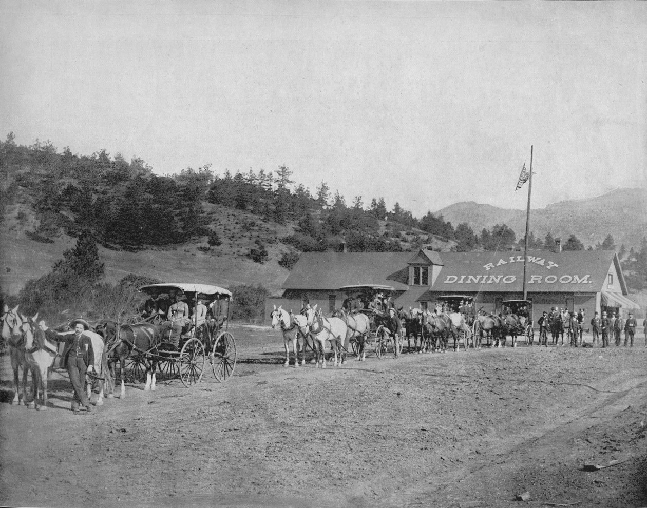 Pikes Peak Col. Toll Road, c1897 da Unbekannt