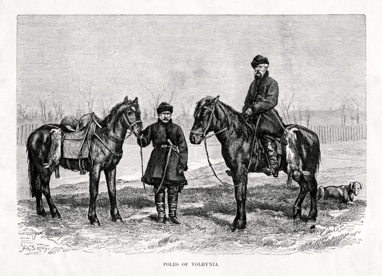 Polacchi della Volinia, Ucraina occidentale, 1879 da Unbekannt