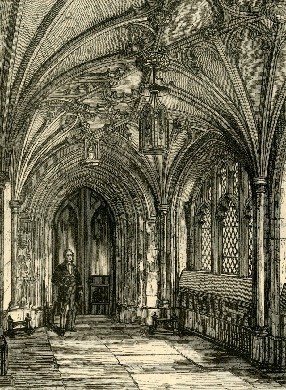 Portico della chiesa di St. Sepulchres, c1872 da Unbekannt
