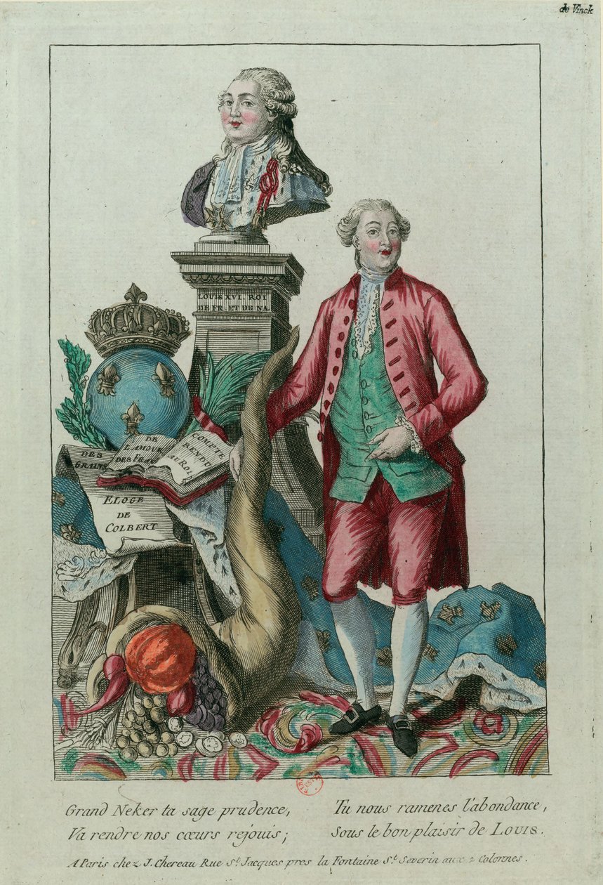 Ritratto di Jacques Necker da Unbekannt