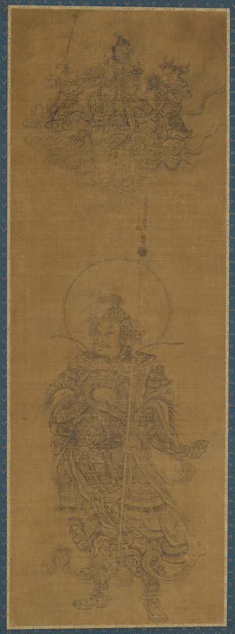 Ritratto di un re Deva, XIV secolo da Unbekannt