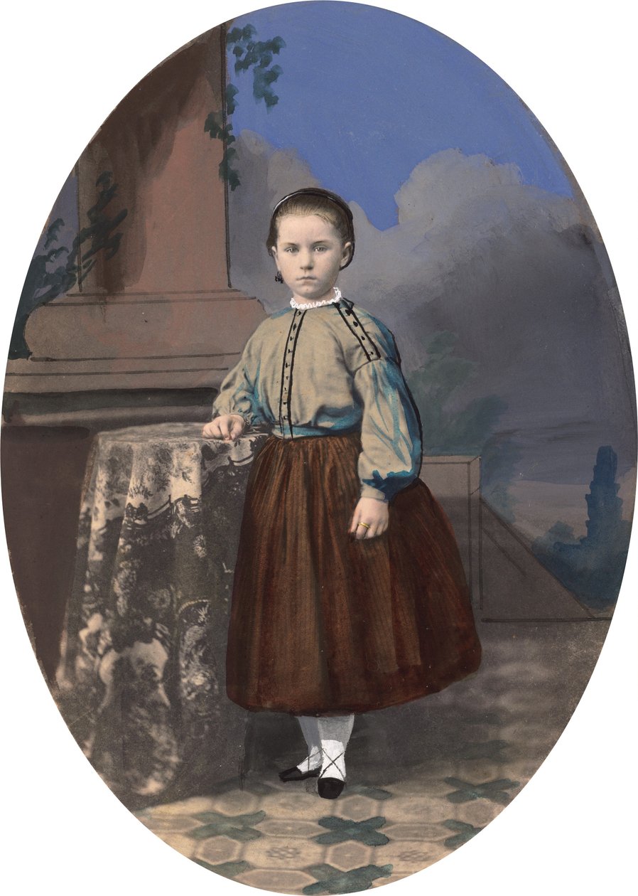 Ritratto di una Ragazza, 1860s da Unbekannt