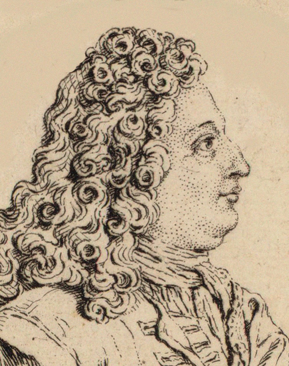 Ritratto del compositore Marin Marais da Unbekannt
