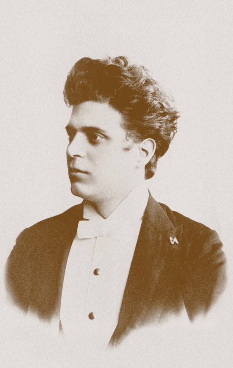 Ritratto del compositore Pietro Mascagni 1863-1945 da Unbekannt