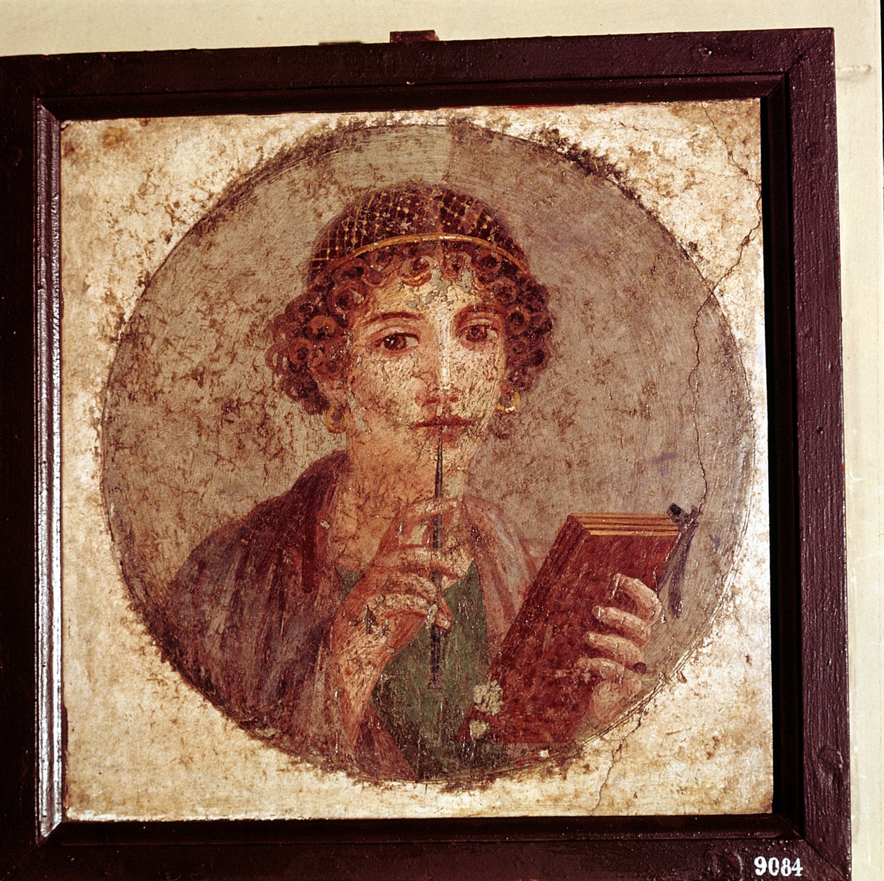 Ritratto di Saffo, Pompei, Italia da Unbekannt