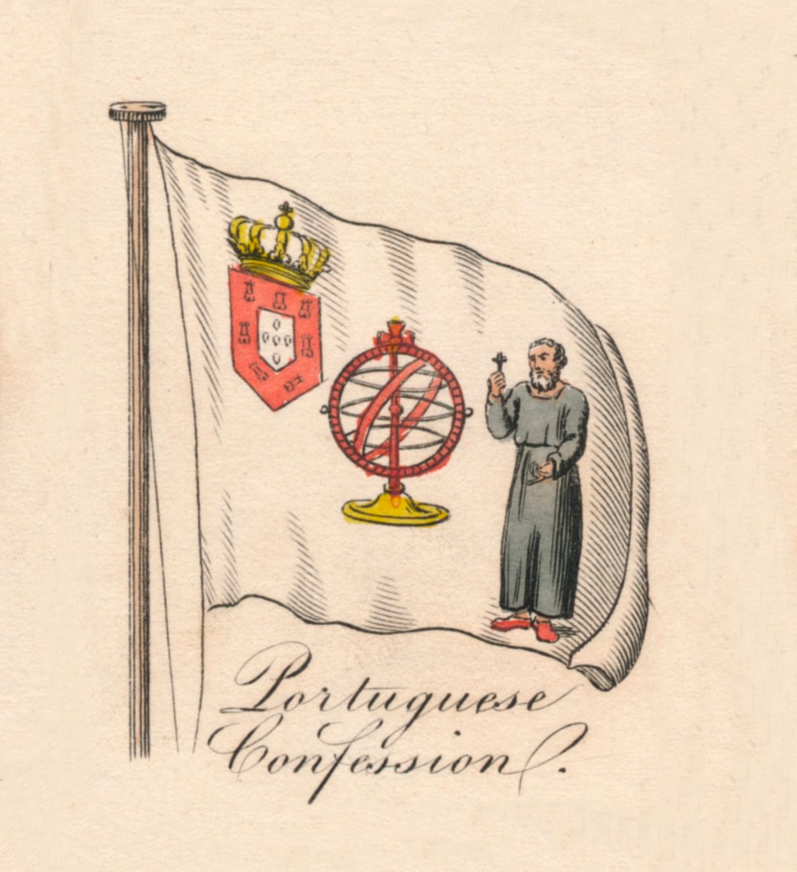 Confessione portoghese, 1838 da Unbekannt