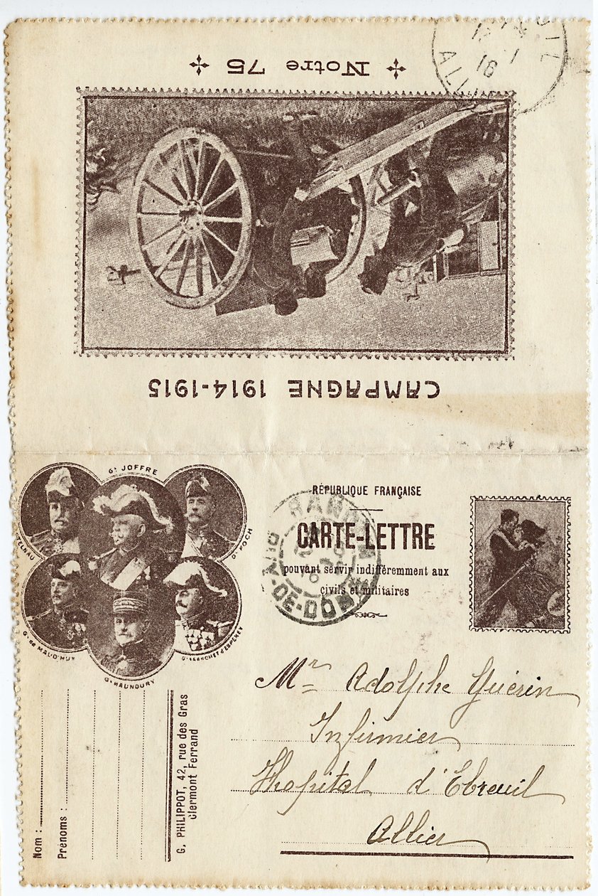 Cartolina-lettera da Unbekannt