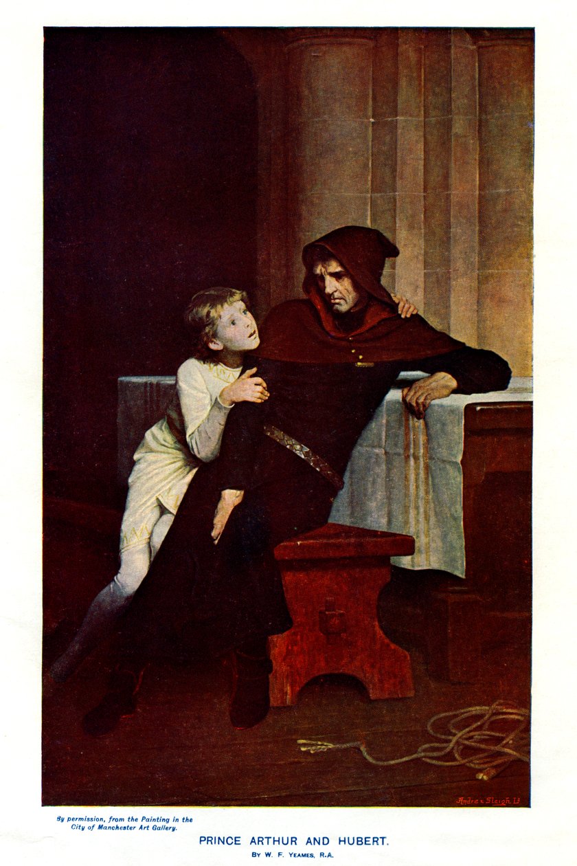 Principe Arturo e Hubert, XIX secolo da Unbekannt