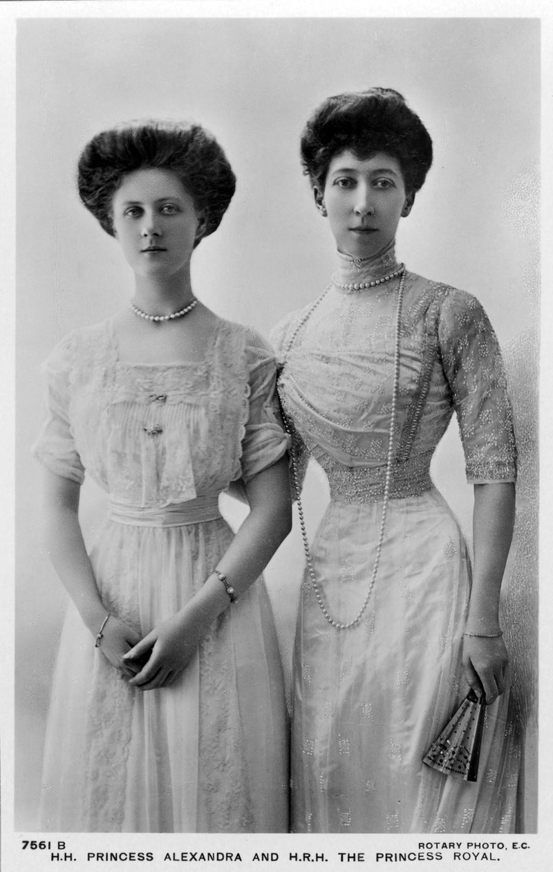 Principessa Alexandra e la Principessa Reale, fine 1900 da Unbekannt