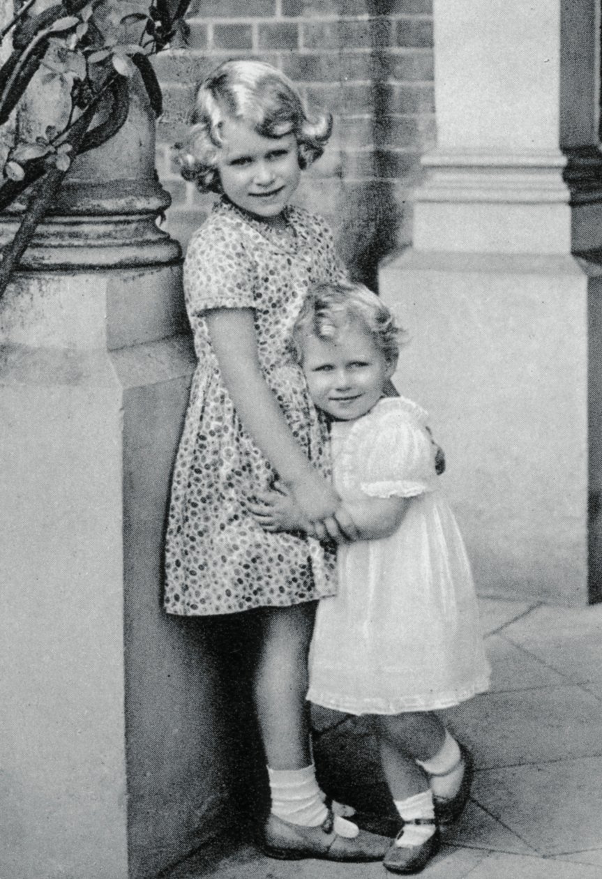 Principesse Elisabetta e Margaret Rose da Unbekannt