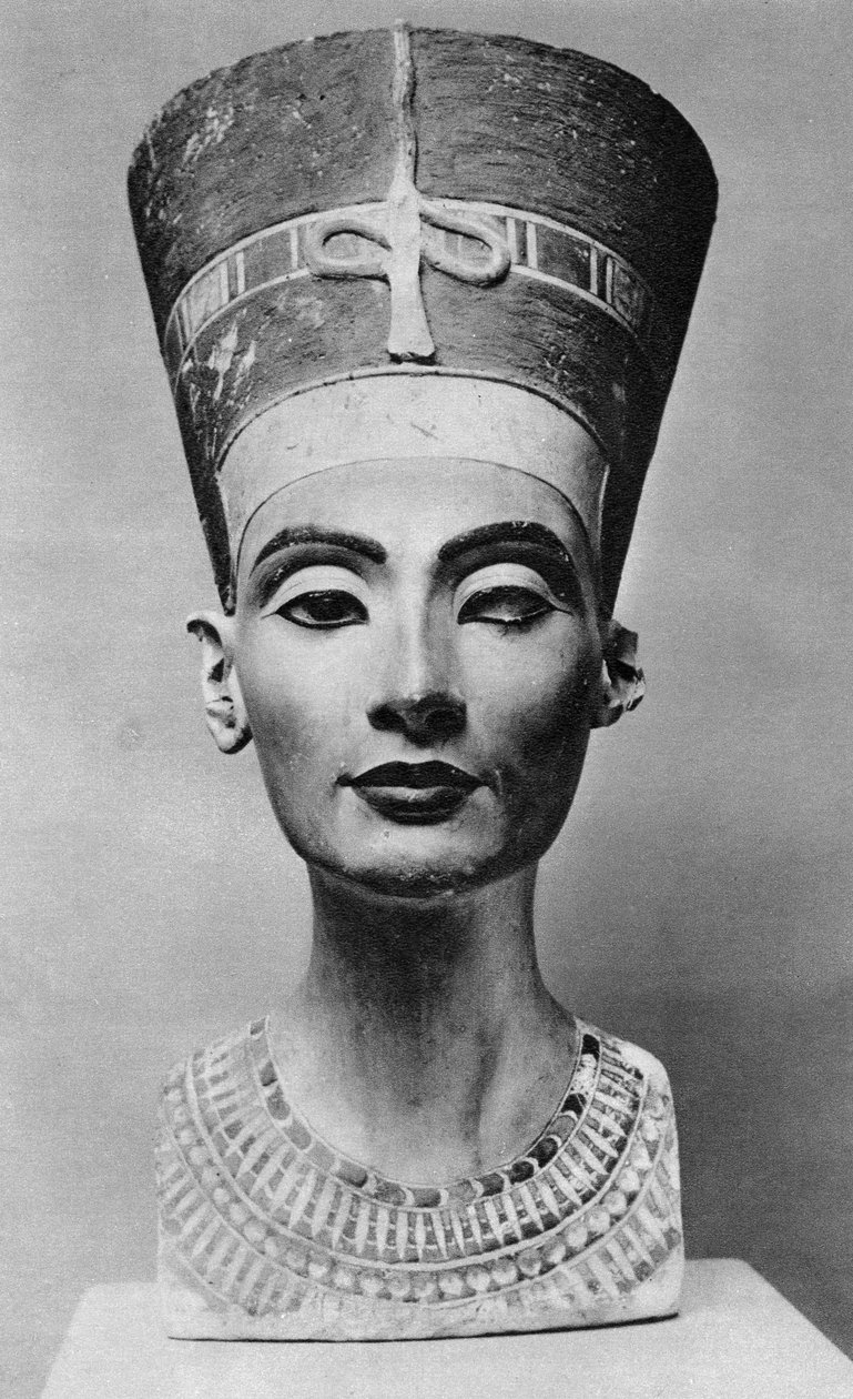 Regina Nefertiti 1410 a.C.-1330 a.C., c1370 a.C. 1936 da Unbekannt