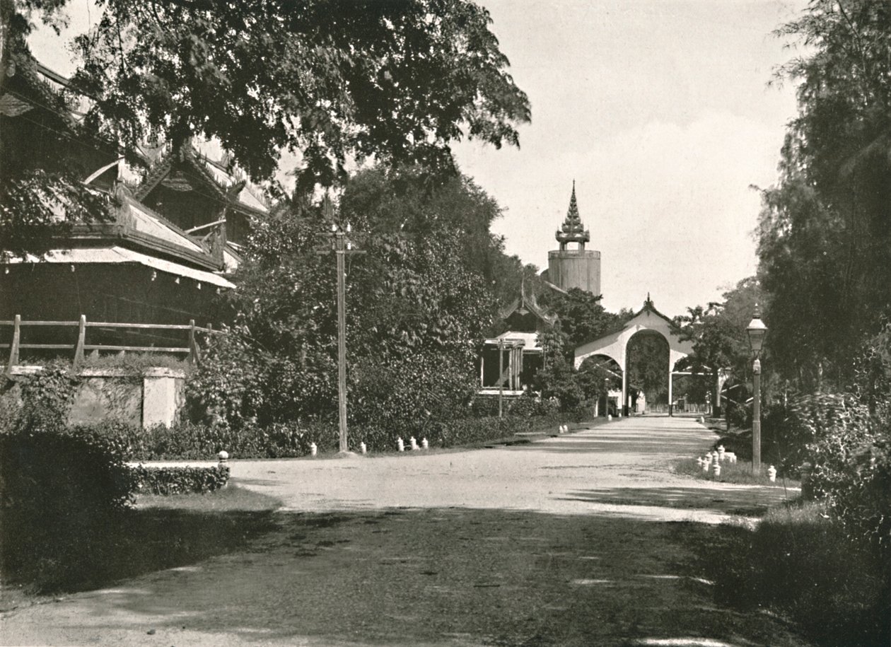 Torre di guardia della regina, il palazzo, Mandalay da Unbekannt