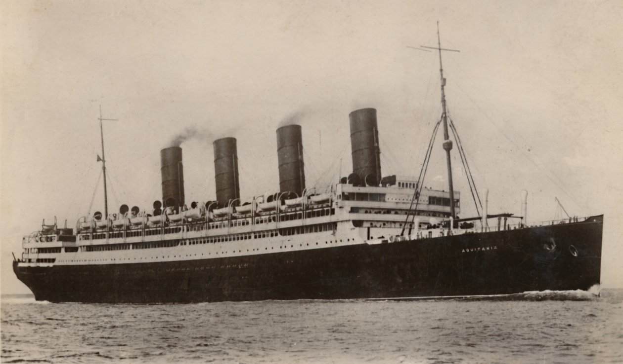 RMS Aquitania, c1930 da Unbekannt