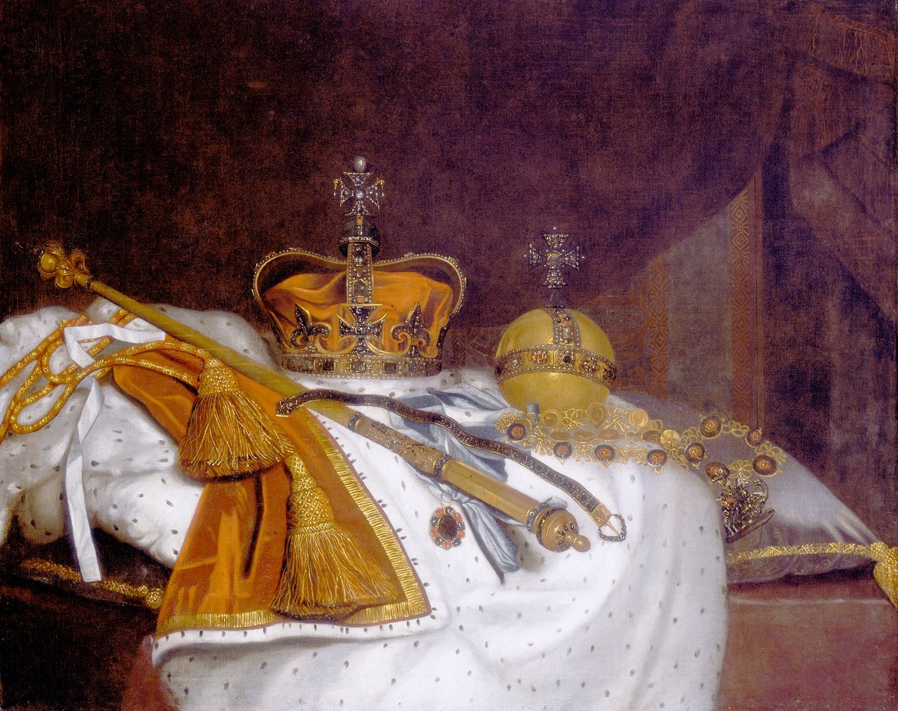 Regalia di Carlo II, 1670s da Unbekannt