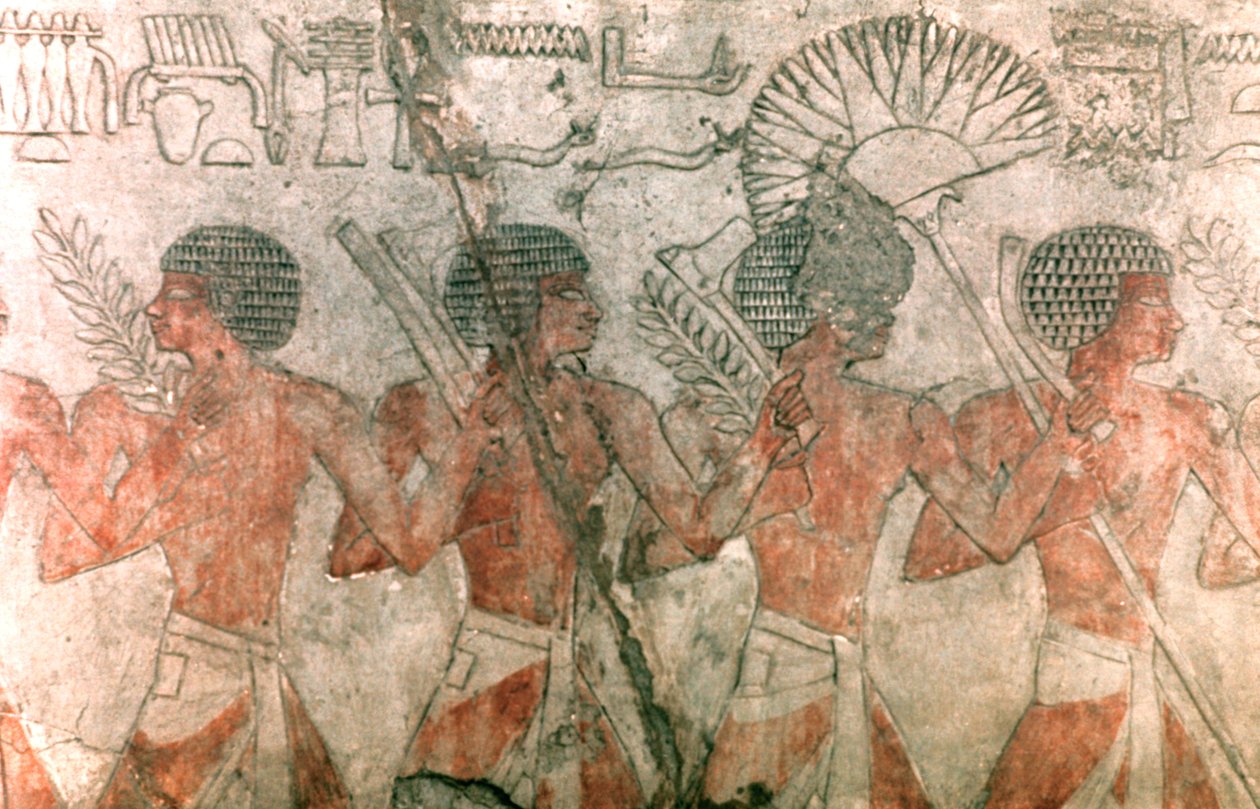 Rilievo con Soldati, Tempio di Hatshepsut da Unbekannt