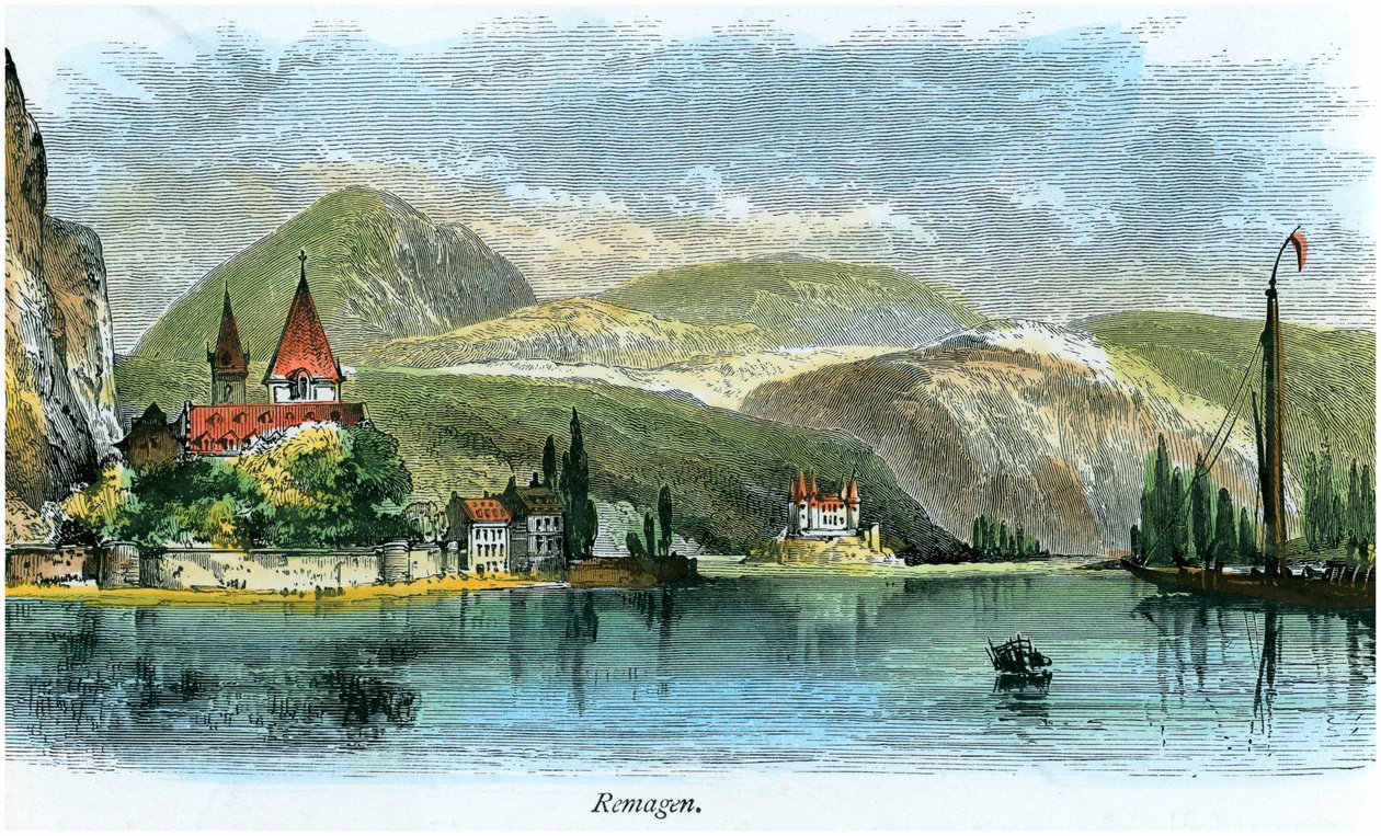 Remagen, Germania, c1875 da Unbekannt