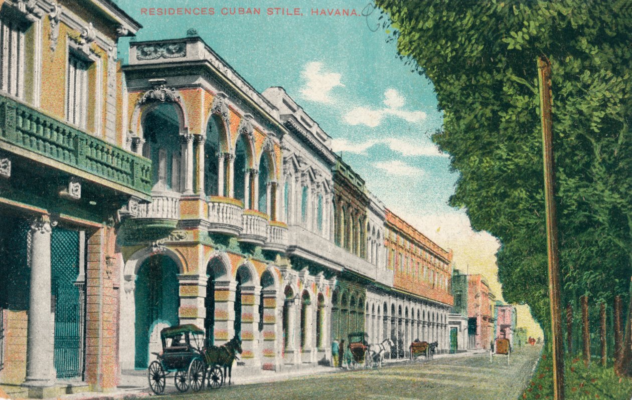 Residenze, Cuba, c. 1910 da Unbekannt
