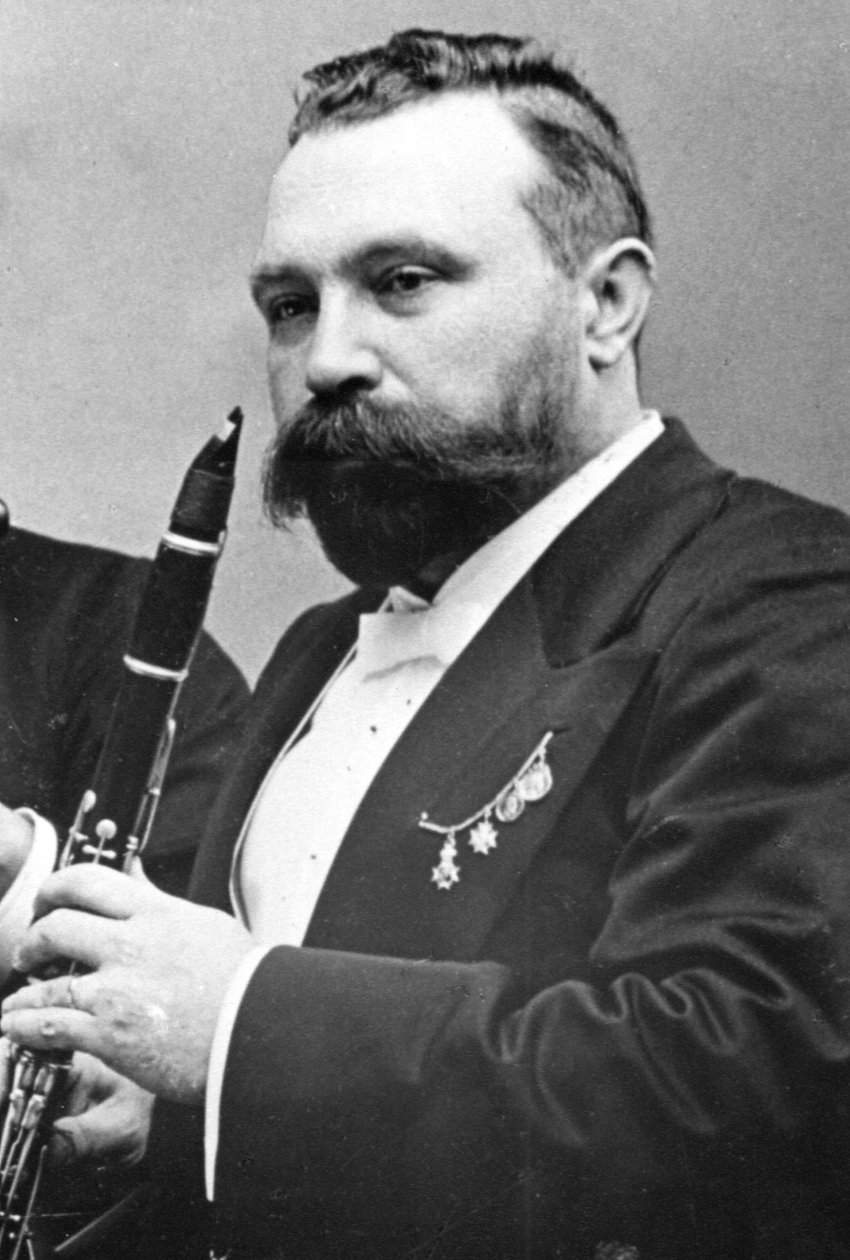 Richard Mühlfeld, clarinettista tedesco da Unbekannt