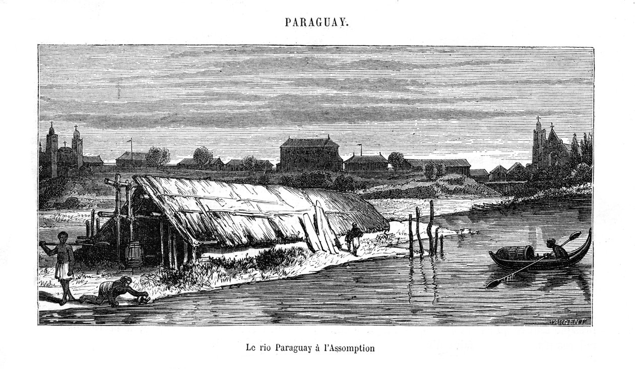 Fiume Paraguay, Sud America da Unbekannt