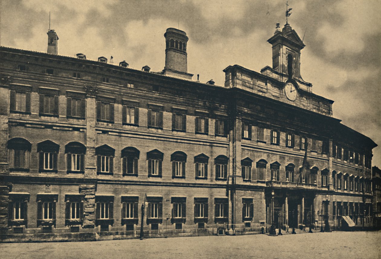 Roma - Palazzo di Montecitorio, 1910 da Unbekannt