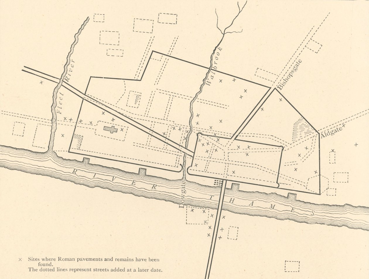 Londra romana, 1908 da Unbekannt
