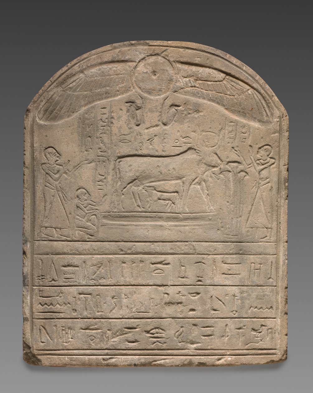 Stele a sommità arrotondata, 332 a.C.-395 d.C. da Unbekannt