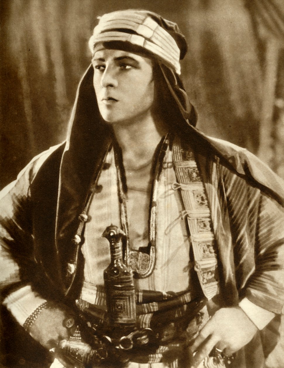 Rudolph Valentino in The Sheik, 1921, 1935 da Unbekannt
