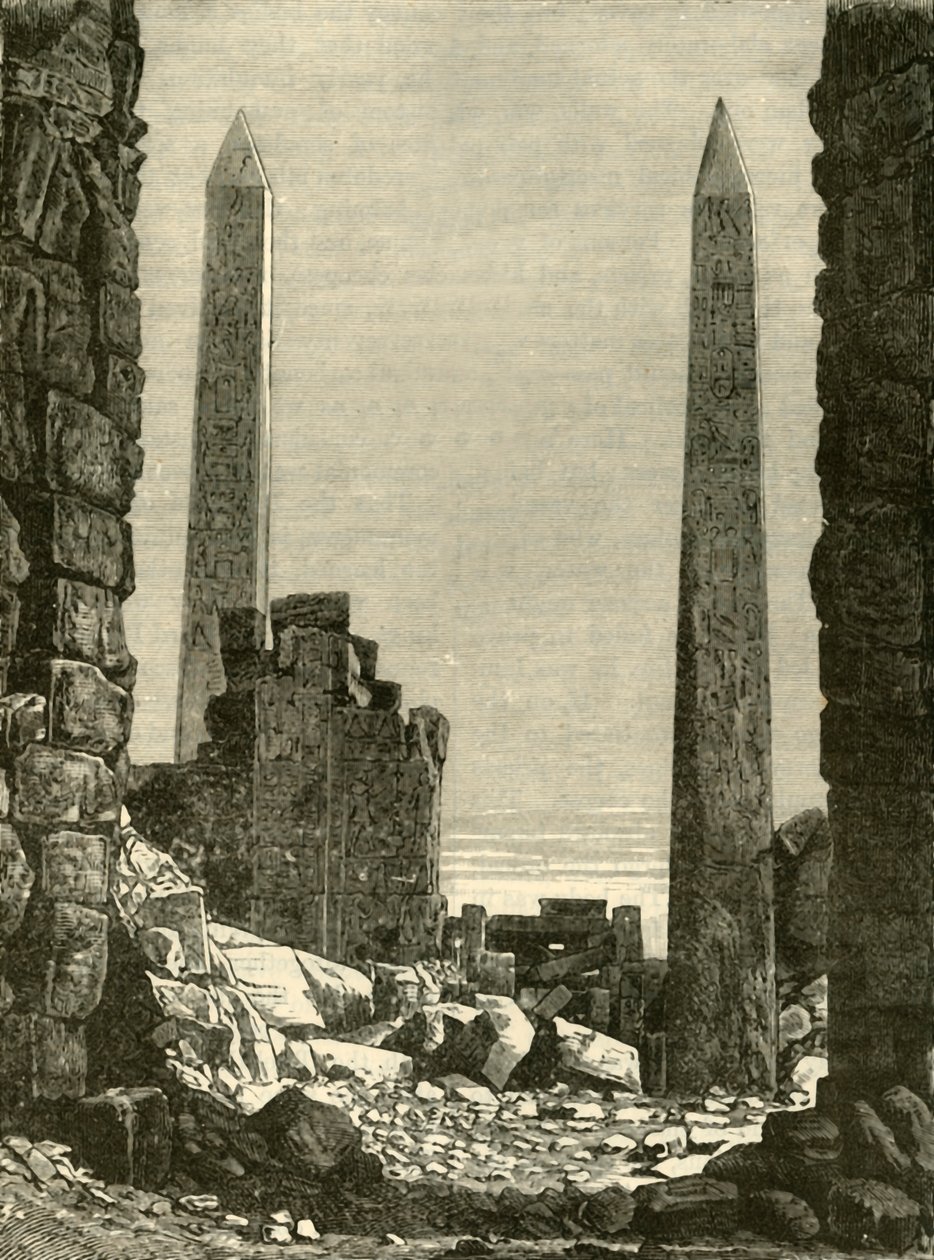 Rovine a Karnak da Unbekannt