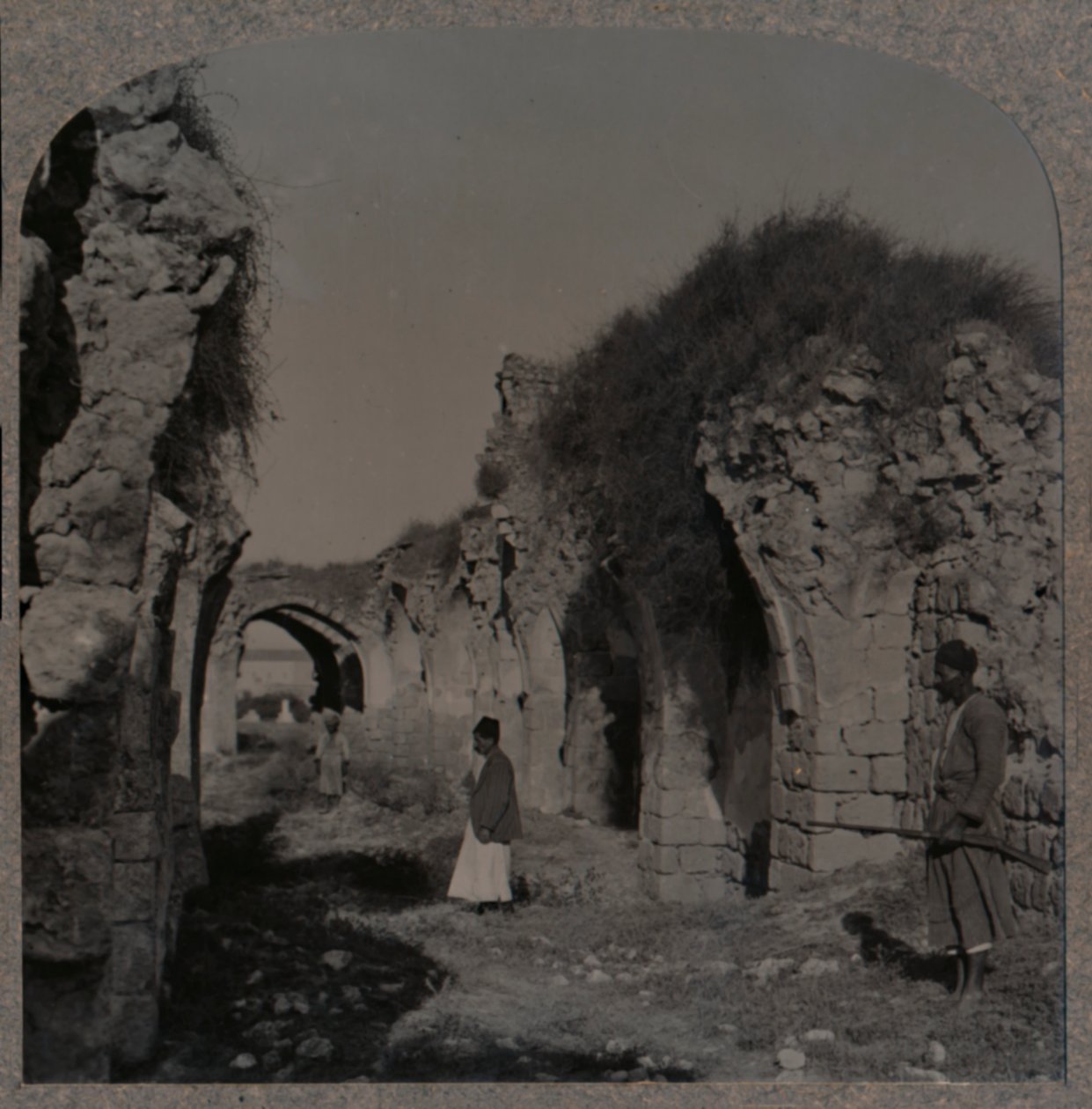 Rovine della Chiesa dei Crociati, Ramleh, c1900 da Unbekannt