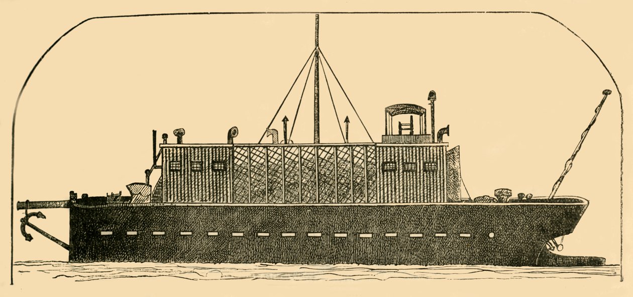 Nave da trasporto russa, 1881 da Unbekannt