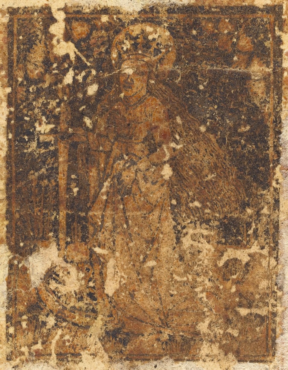 Santa Caterina [verso], nel o dopo il 1470 da Unbekannt