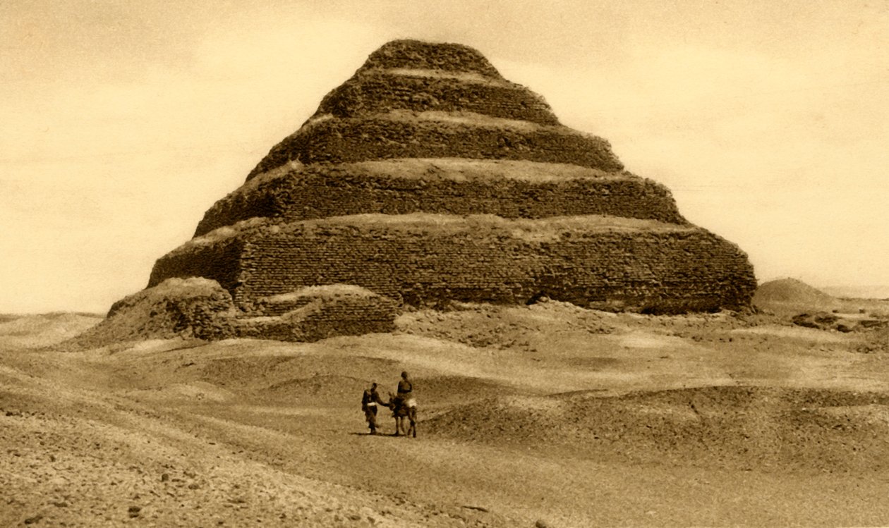 Saqqara - La piramide a gradoni da Unbekannt