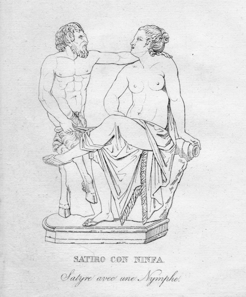 Satiro con ninfa da Unbekannt